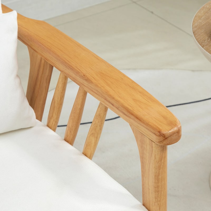 HOMCOM Accent Chairs with Throw Pillow and Cushions