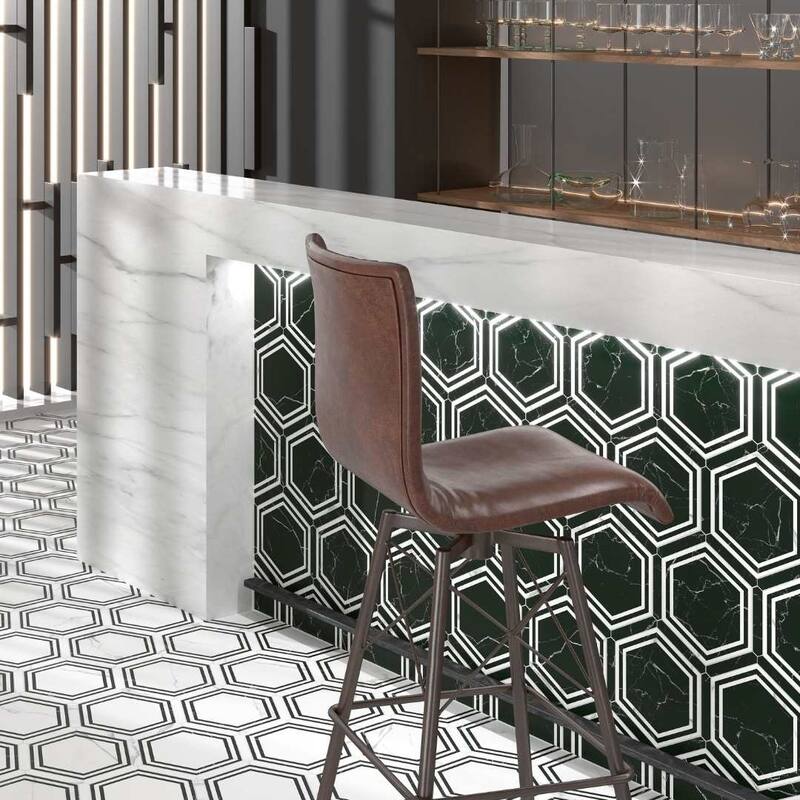 The Tile Life Kykuit 8.6x9.8 Porcelain Floor & Wall Tile