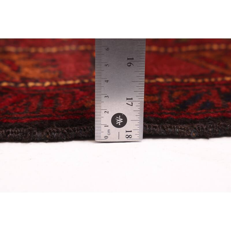 ECARPETGALLERY Hand-knotted Teimani Black, Red Wool Rug - 4'0 x 6'4