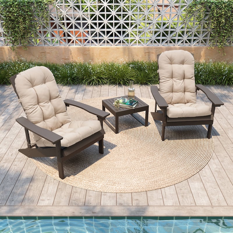 Outdoor Adirondack Chair Cushion Rocking Chair Cushions Thickened Patio Chair Pad with Sunbrella