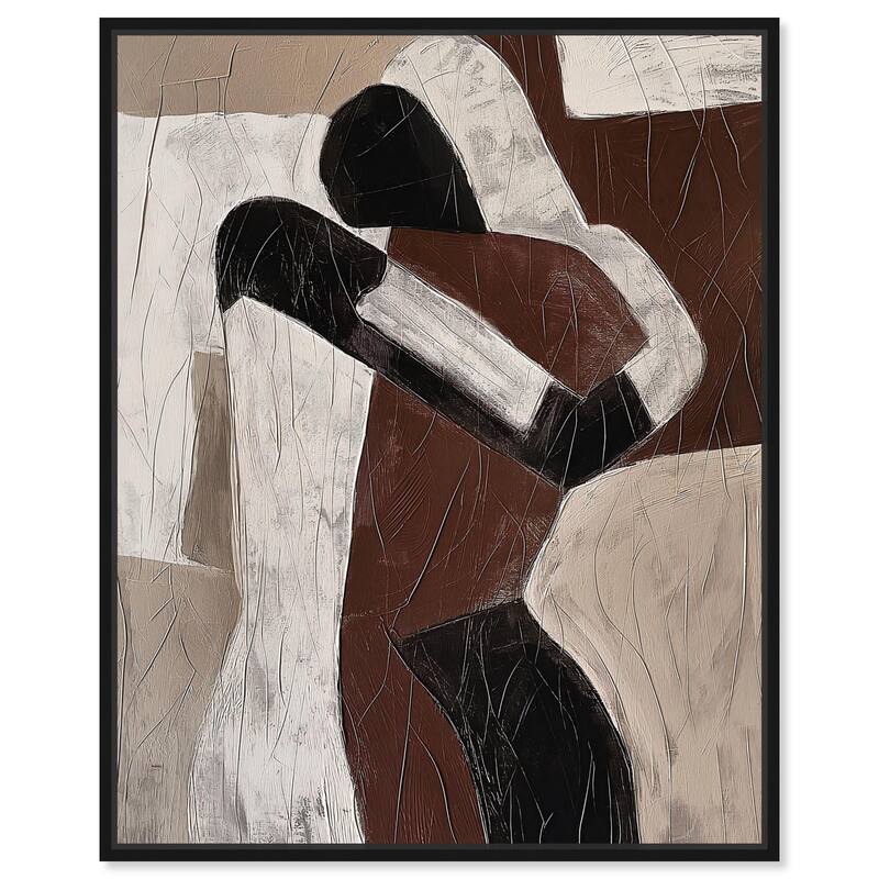 Inextricable II Canvas by Art Remedy - Black - 20" x 24"
