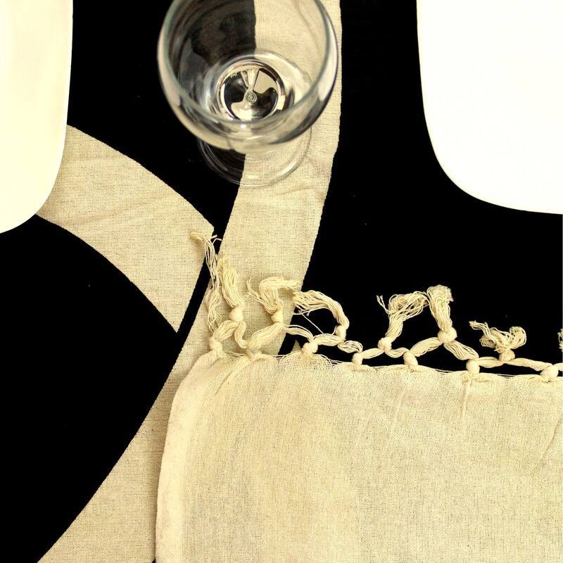 Celtic Tie Dye Trinity Knot Heavy Cotton Tablecloth