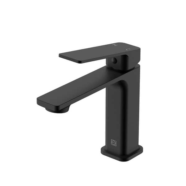 slide 2 of 11, Elegant Lighting FAV-1004 Lena 1.5 GPM Single Hole Bathroom Faucet Matte Black