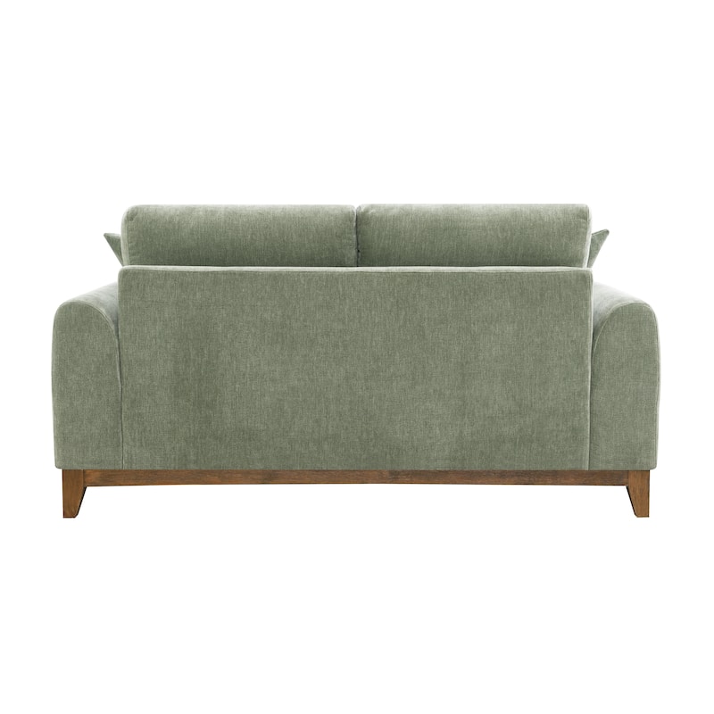 Furniture of America Lurek Mid Century Modern OEKO TEX Chenille Loveseat