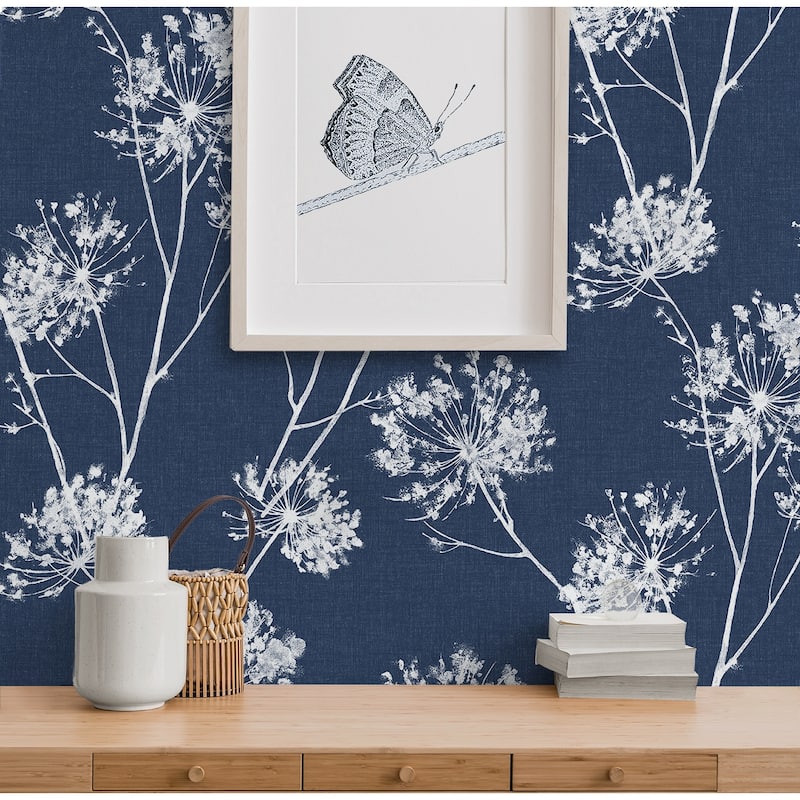 Seabrook Designs One O'Clocks Prepasted Wallpaper