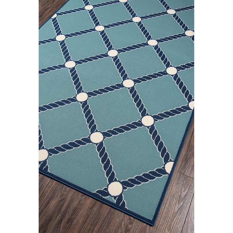 Momeni Baja Nautical Rope Indoor Outdoor Rug