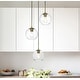 preview thumbnail 9 of 11, Elegant Lighting Baxter 3 Light 18" Wide Multi Light Pendant with