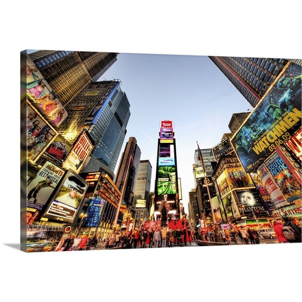 NYC Times Square City MULTI CANVAS WALL ART Picture Print VA 