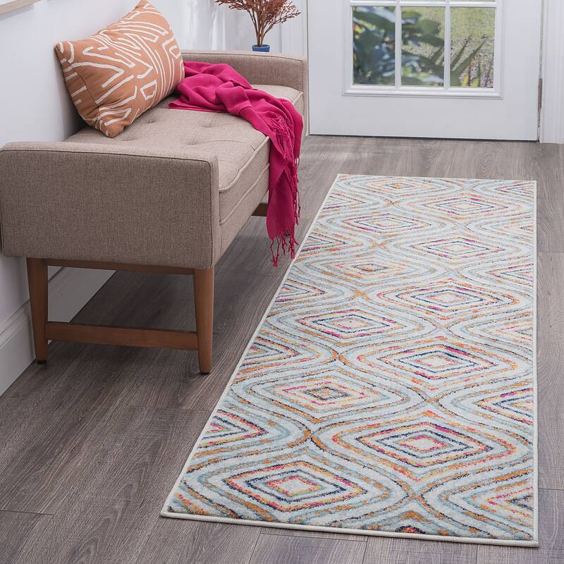Jade Modern & Contemporary Geometric Indoor Area Rug