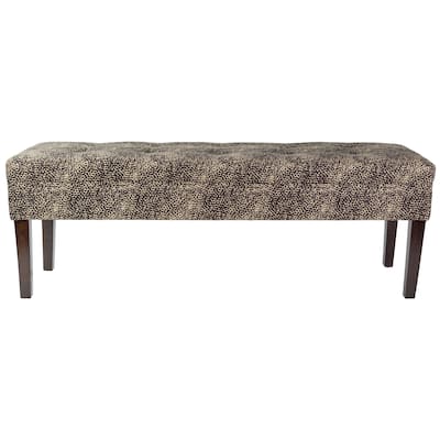 Cheetah Upholstered Indoor Living Room Bench