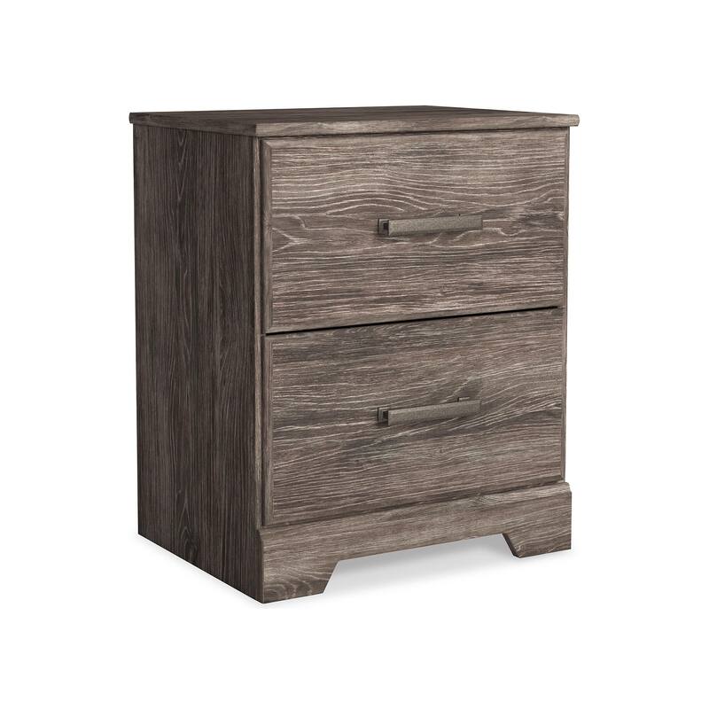 Ralinksi Gray Two Drawer Nightstand