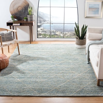 SAFAVIEH Handmade Himalaya Modern Trellis Wool Rug