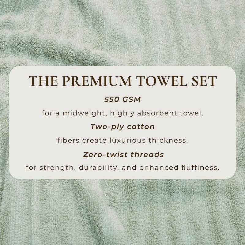 Linery & Co. Combed Cotton Bath Towel Set