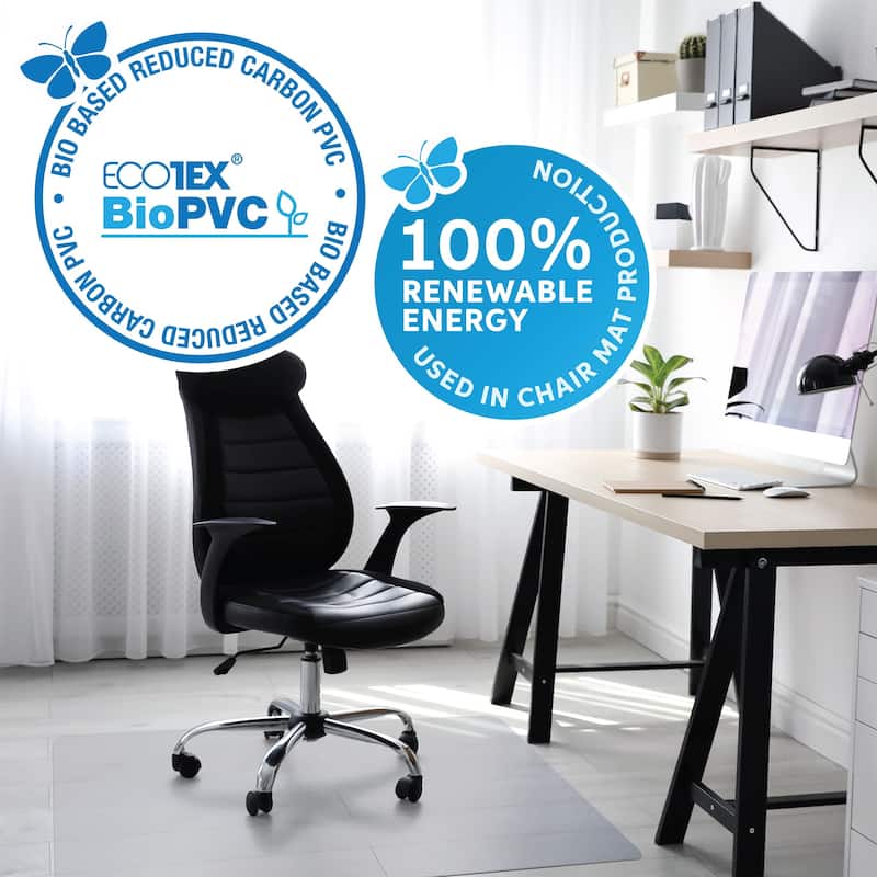 Ecotex BioPVC Chair Mat for Hard Floors - 36" x 48"
