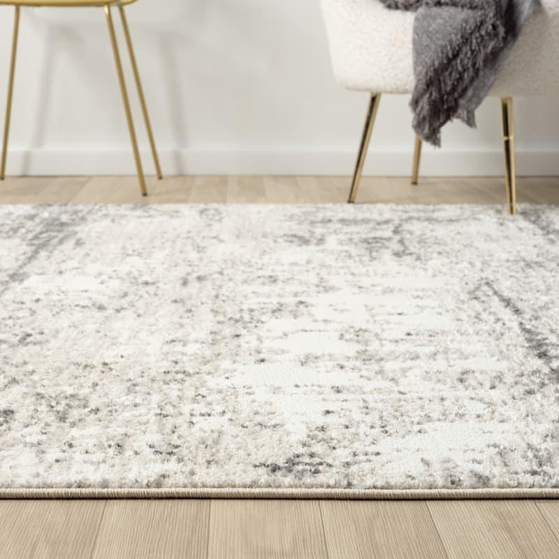 Sevita Modern Abstract Polyester Indoor Area Rug