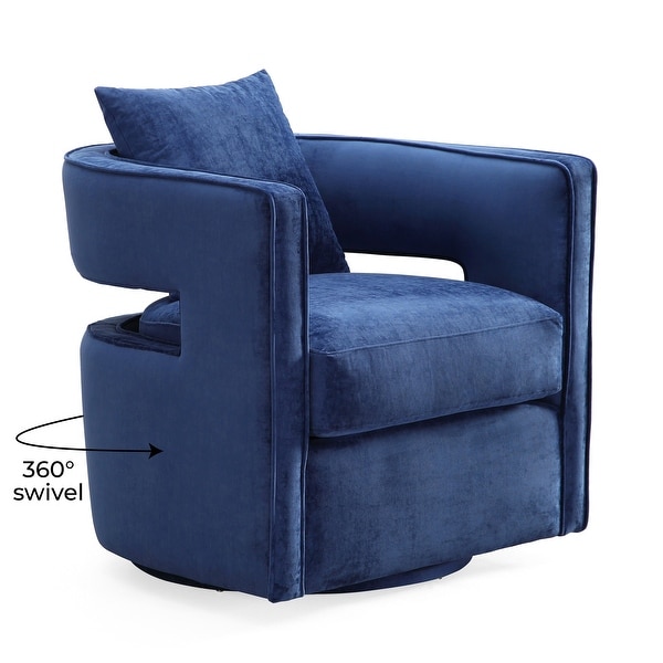 tahari swivel upholstered armchair