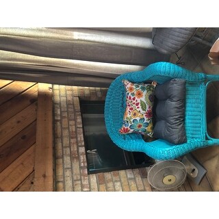 Blazing Needles All-Weather Bench Cushion Set (Set of 3)