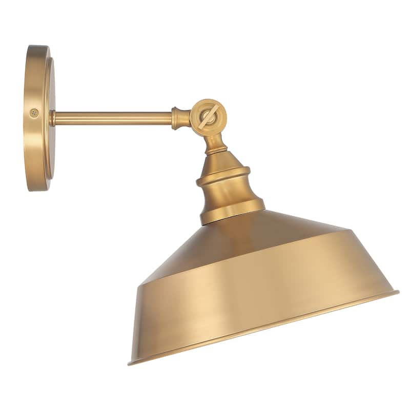 Bellevue SH40918 10" Tall Wall Sconce with a Metal dome shade