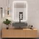 Pyramid Solid Surface Wall-Mounted Bathroom Sink