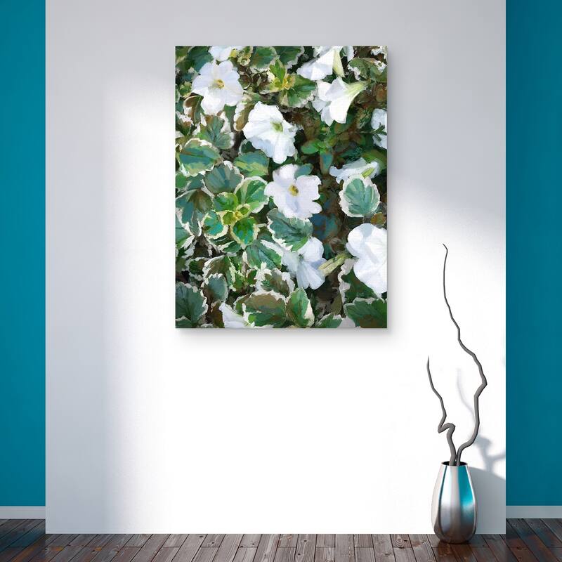 Petunia Garden by Studio Arts Canvas Art Print