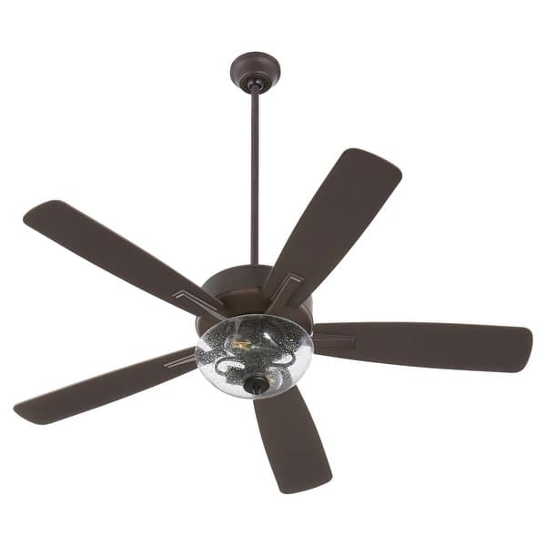 slide 2 of 12, Quorum International 4525-22 Ovation 52" 5 Blade Indoor Ceiling Fan Oiled Bronze