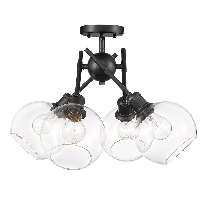 Axel 6.5" Wide 4-Light Semi-Flush