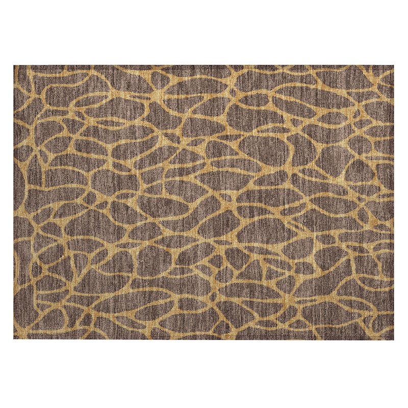Machine Washable Indoor/ Outdoor Contemporary Chantille Rug