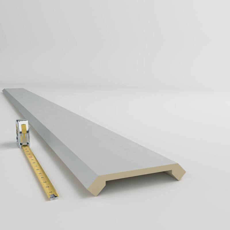 6"H x 6"P x 8 3/8"F x 94 1/2"L Darcy Crown Moulding - 1-Pack