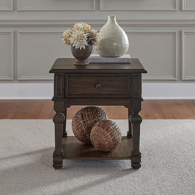 Liberty Furniture Provence Park Cocktail Table, End Tables - Various Options - Drawer End Table