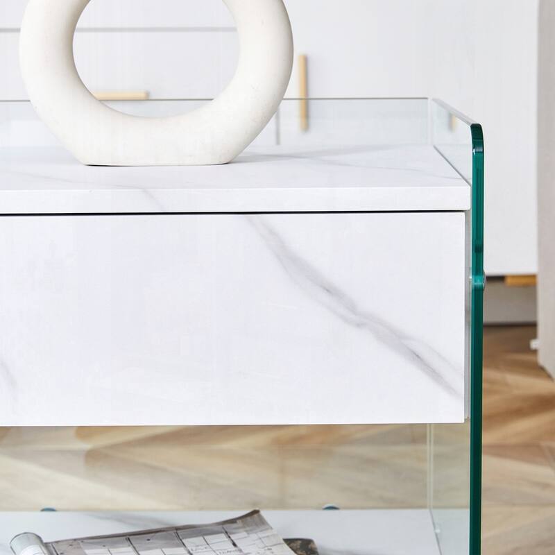 Bedside table with drawers