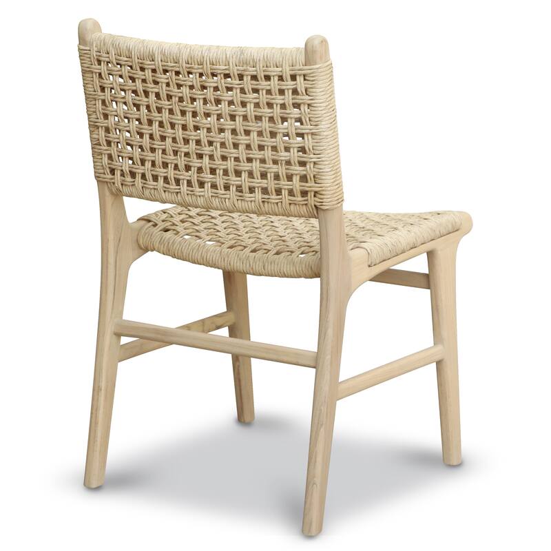 Poly & Bark Batu Indoor/Outdoor Dining Chair - Solid Wood Frame