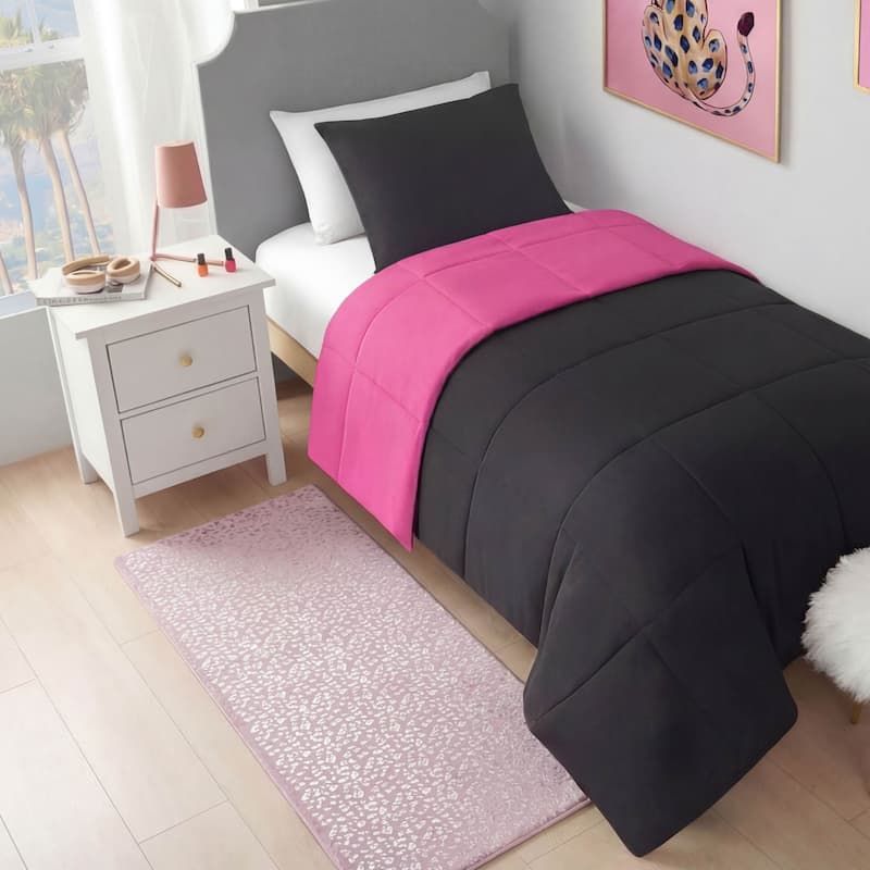 Juicy Couture Metallic Leopard Plush Rugs