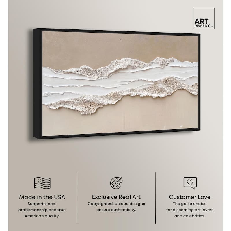 Textured Sea I Canvas by Art Remedy