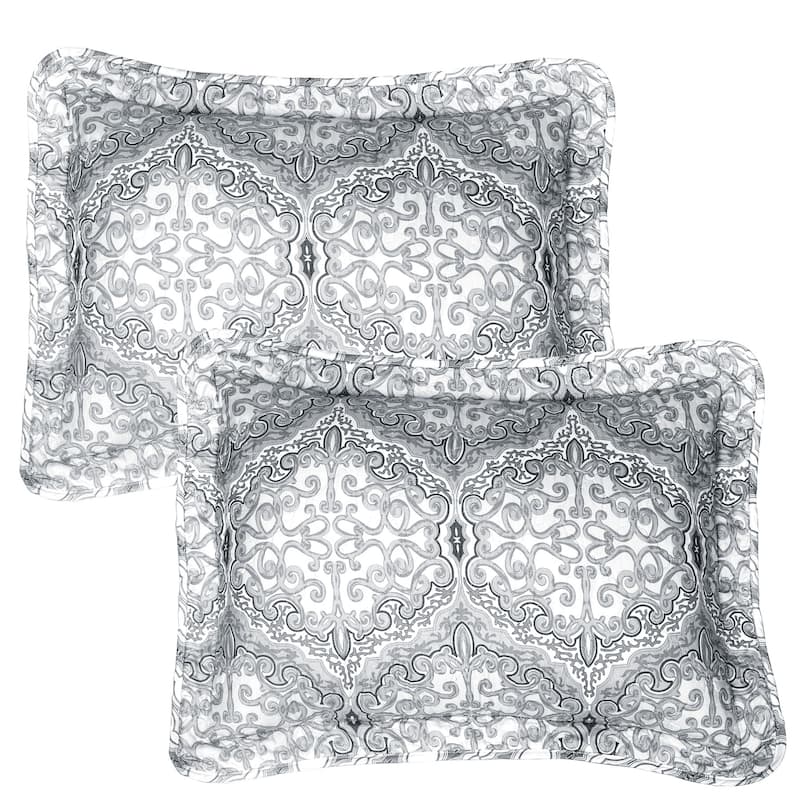 Rice Printed Microfiber 7-piece Quilt Set