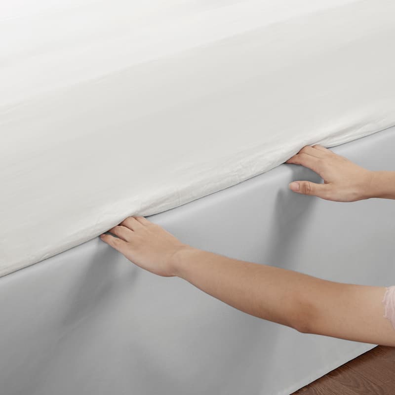 Madison Park Simple Fit Wrap Around Adjustable 26-inch Drop Bedskirt