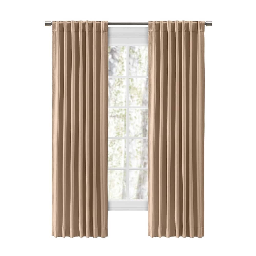 Chevron Recycled Cotton Rod Pocket W Back Tab Panel