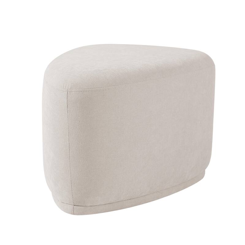 26" Footstools and Ottomans, Modern Fabric Pouf Ottoman