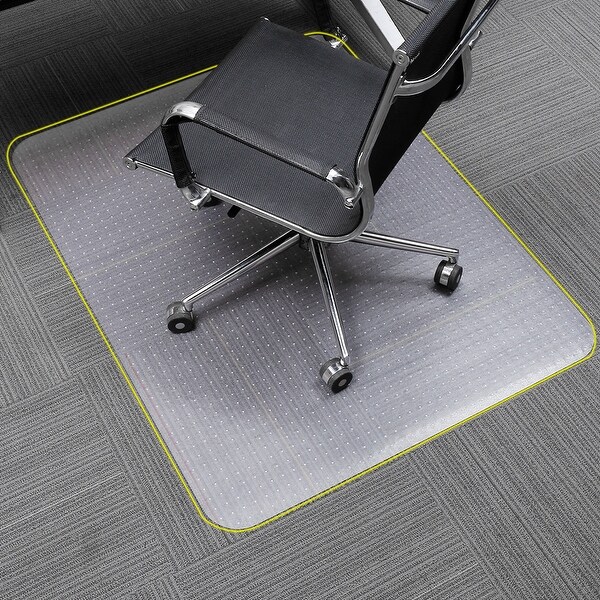 Shop SLYPNOS Translucent Rectangular Office Chair Mat ...