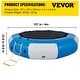 preview thumbnail 5 of 21, VEVOR Inflatable Water Trampoline Round Inflatable Water Bouncer with Ladder