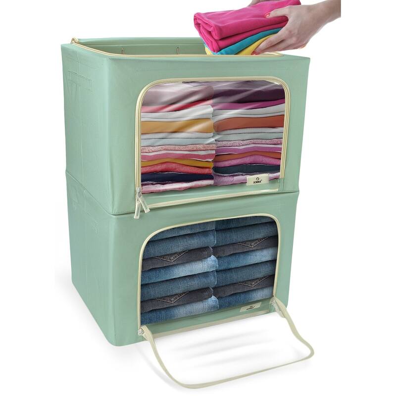 Storage Box with Window- 2 Pack