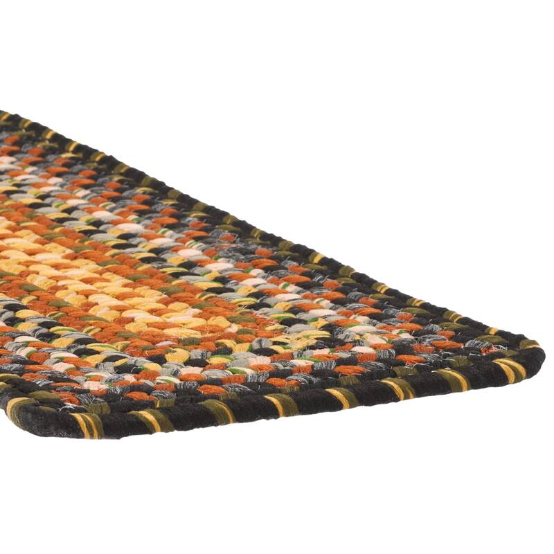 SAFAVIEH Tomoo Handmade Braided Stair Treads - Non-Slip Stair Rugs for Hallways & Entryways