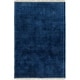 preview thumbnail 1 of 9, Jett Mid-Century Modern Solid Area Rug Marine Blue - 10' Square