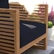 preview thumbnail 8 of 13, Carlsbad Teak Wood Outdoor Patio Armchair