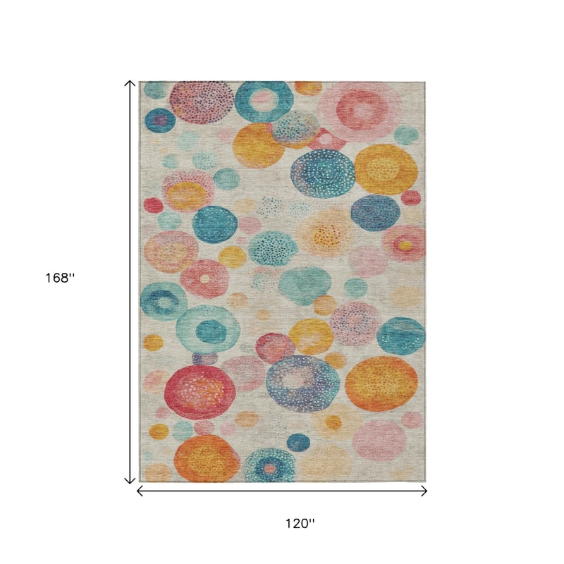 HomeRoots Geometric Transitional Rectangle Outdoor Rug