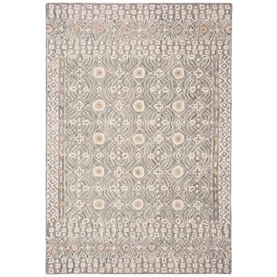 SAFAVIEH Handmade Micro-Loop Togzhan Wool Rug