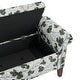 preview thumbnail 20 of 22, Wallen Traditional Rolled Arm Storage Bench Ottoman with Nailheads