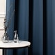 preview thumbnail 21 of 23, Aurora Home Extra Long Grommet Top Thermal Blackout Curtain Single Panel