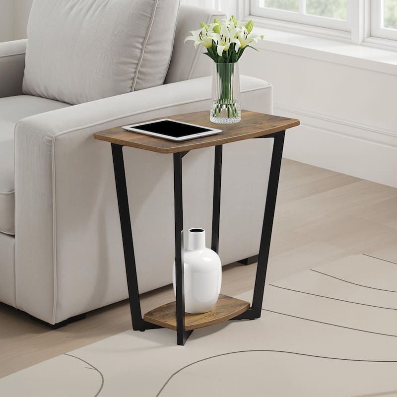 Convenience Concepts Graystone Chairside End Table with Shelf