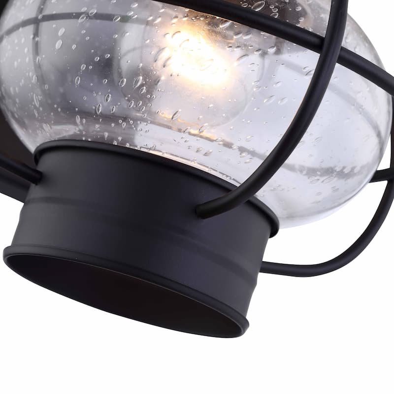 1- Light Onion Single Cottage Outdoor Wall Light - 7.21"x8.34"x13.91"