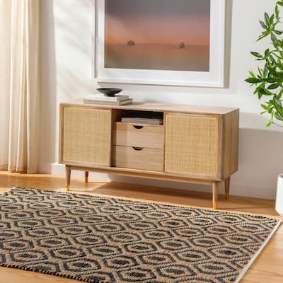 Livabliss Jean Recycled Cotton & Jute Casual Area Rug